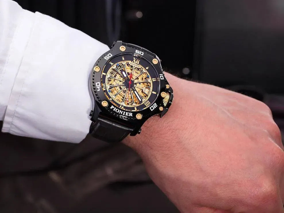 Barcelona Pionier GM-516-5 | Black | Made in Germany – Pionier Watches