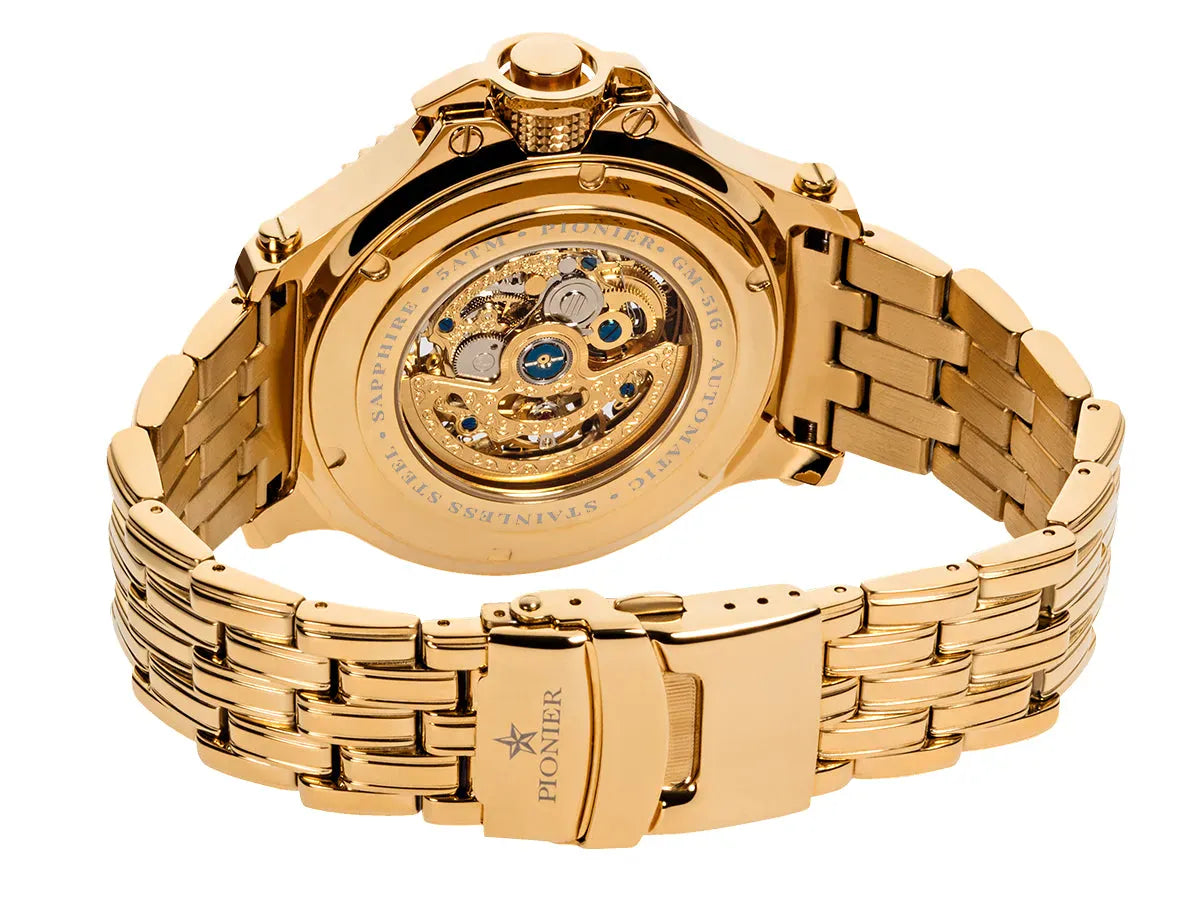 Automatic Barcelona GM-516-10 | Gold | Pionier, Germany – Pionier