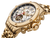 White dial with open heart design and calendar function.