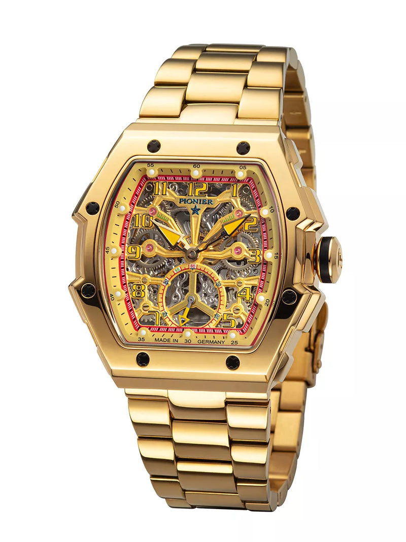 Milano Skeleton GM-519-7 Automatic Pionier Germany – Pionier Watches