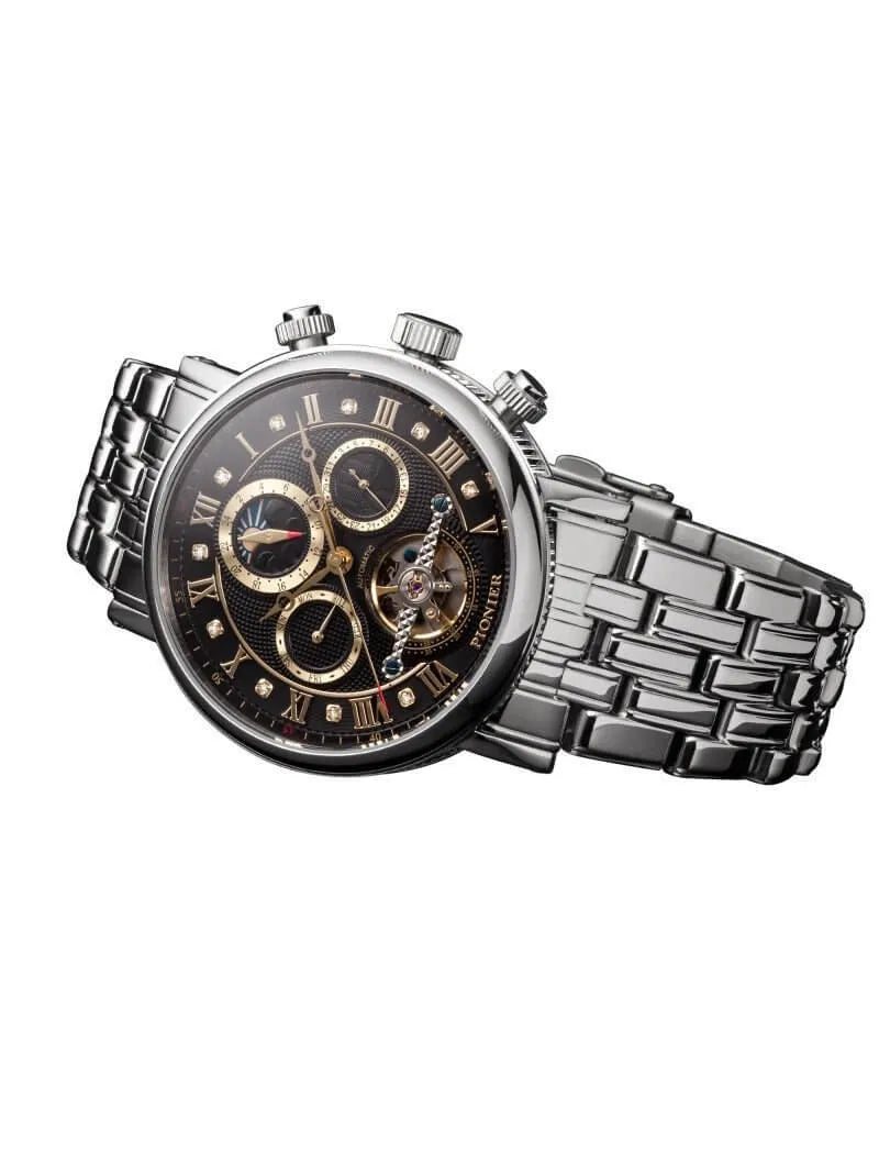 Chicago Automatic Diamonds P7002-7 Pionier Germany – Pionier Watches